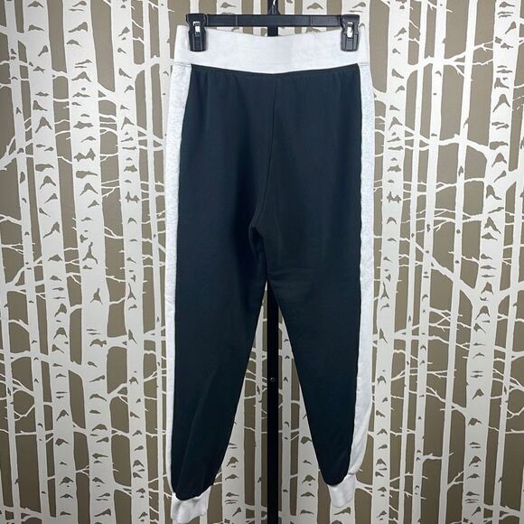 Nike Air High Rise Slim Fit Joggers sz S Black, White, Light Grey - Picture 3 of 12